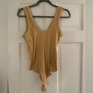 Abercrombie Orange Soft Bodysuit